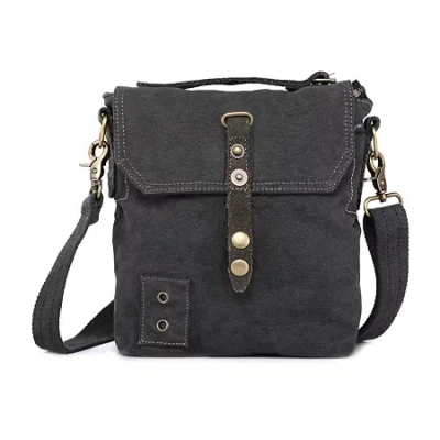 Tsd Brand Coastal Crossbody Messenger Bag In Gray