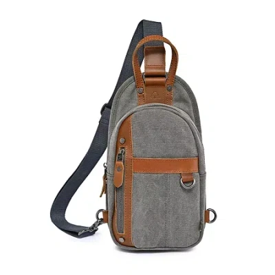 Tsd Brand Crossbody Bag In Gray