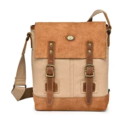 Tsd Brand Crossbody Bag In Sand