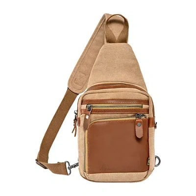 Tsd Brand Crossbody Bag In Sand