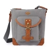 Tsd Brand Dolphin Crossbody Bag In Gray