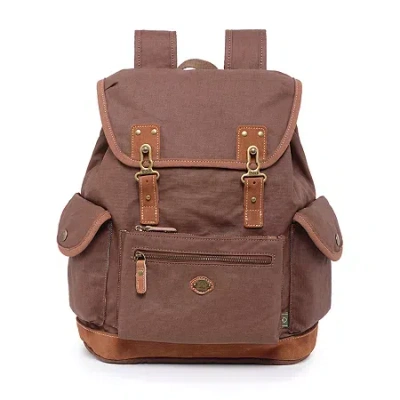 Tsd Brand Dolphin Laptop Backpack In Brown