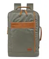 Tsd Brand Madrone Coated Canvas Large Backpack In Army Green