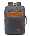 Tsd Brand Madrone Coated Canvas Large Backpack In Navy
