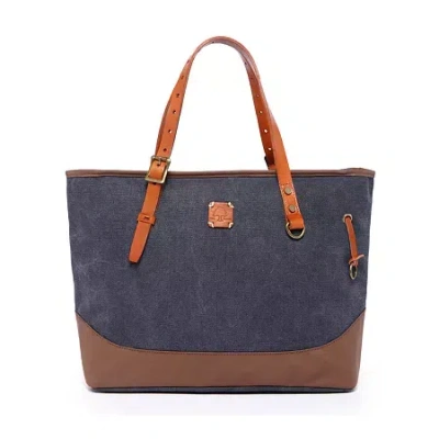 Tsd Brand Redwwod Shopper Bag In Blue