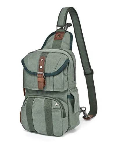 Tsd Brand Sunset Cove Small Sling Bag In Teal