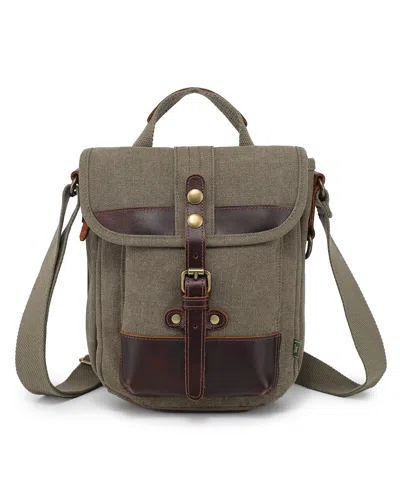 Tsd Brand Tilia Top Handle Crossbody Bag In Olive