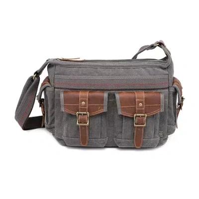 Tsd Brand Turtle Ridge Mail Messenger Bag In Gray