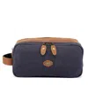 Tsd Brand Turtle Ridge Zip Top Toiletry Bag In Navy