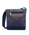 Tsd Brand Urban Light Canvas Crossbody Handbag In Navy