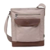 Tsd Brand Urban Light Crossbody Messenger Bag In Sand