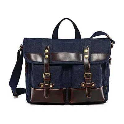 Tsd Brand Valley Trail Messenger Bag In Neutral