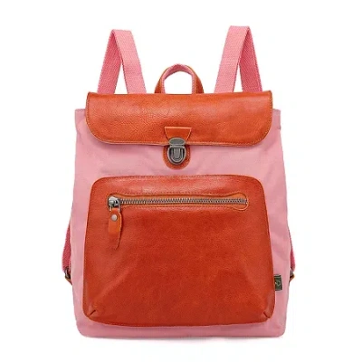 Tsd Brand Valley Trail Unisex Adult Adjustable Straps Backpack In Pink