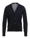 Tsd12 Man Cardigan Midnight Blue Size Xxl Merino Wool, Acrylic