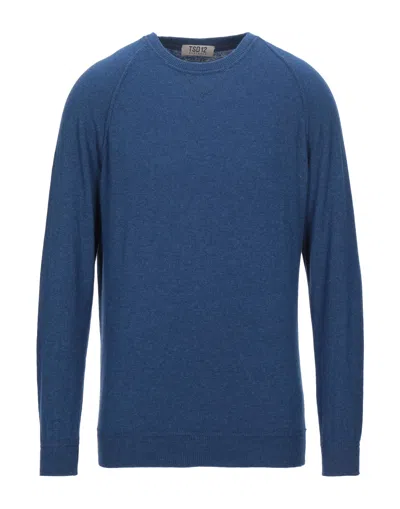TSD12 TSD12 MAN SWEATER BLUE SIZE 3XL LAMBSWOOL, POLYAMIDE,14115200UO 8