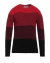 Tsd12 Man Sweater Brick Size M Acrylic, Wool In Red