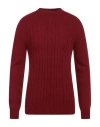 Tsd12 Man Sweater Brick Size Xxl Acrylic, Wool In Red