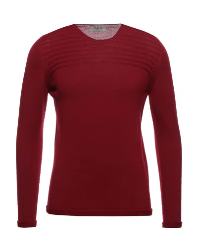 TSD12 TSD12 MAN SWEATER BURGUNDY SIZE XXL MERINO WOOL, ACRYLIC,14115788AB 8