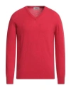 Tsd12 Man Sweater Red Size Xxl Merino Wool, Viscose, Polyamide, Cashmere In Red