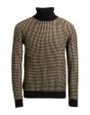 Tsd12 Man Turtleneck Black Size M Acrylic, Wool In Black