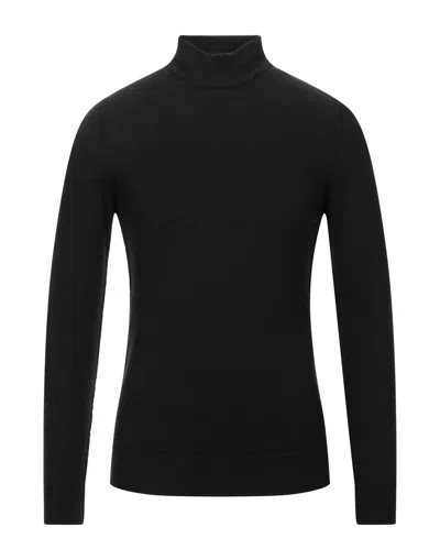Tsd12 Man Turtleneck Black Size Xxl Merino Wool, Acrylic