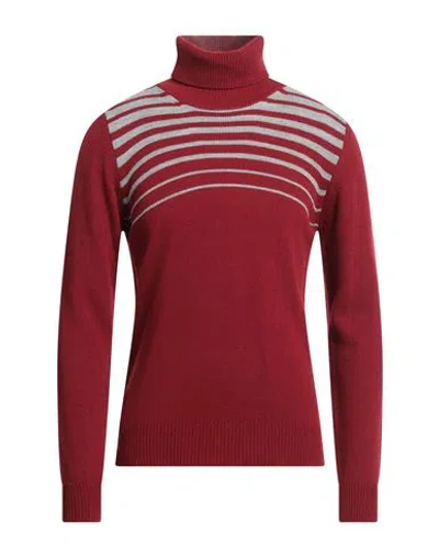 Tsd12 Man Turtleneck Brick Red Size Xxl Dralon