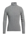 Tsd12 Man Turtleneck Grey Size Xxl Dralon In Grey