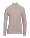 Tsd12 Man Turtleneck Light Pink Size M Acrylic, Wool In Pink