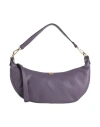Tsd12 Woman Handbag Dark Purple Size - Soft Leather In Purple