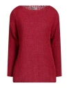 Tsd12 Woman Sweater Brick Size Onesize Acrylic, Polyamide, Wool, Viscose In Red