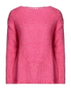 Tsd12 Woman Sweater Fuchsia Size Onesize Acrylic, Polyamide, Wool, Viscose In Pink