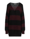 Tsd12 Woman Sweater Garnet Size S Acrylic, Polyamide, Wool, Viscose In Red