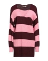 Tsd12 Woman Sweater Pink Size S Acrylic, Polyamide, Wool, Viscose In Pink