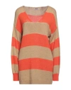Tsd12 Woman Sweater Tomato Red Size S Acrylic, Polyamide, Wool, Viscose