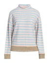 Tsd12 Woman Turtleneck Light Pink Size Onesize Acrylic, Polyamide, Wool, Elastane In Pink