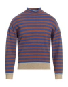 Tsd12 Woman Turtleneck Tan Size Onesize Acrylic, Polyamide, Wool, Elastane In Brown