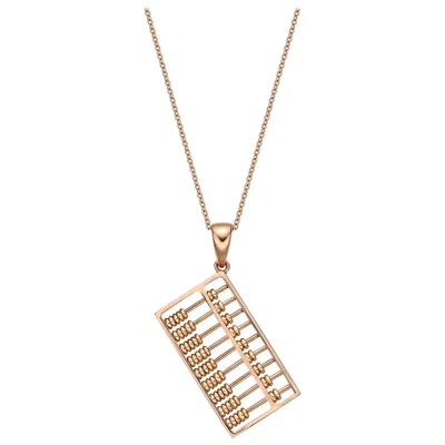 Pre-owned Tse 18 Karat Rose/white/yellow Gold Pendant With Necklace In Multi