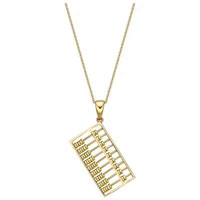 Pre-owned Tse 18 Karat Yellow Gold Pendant With Necklace