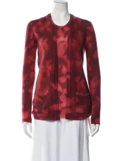 Pre-owned Tse Cashmere Cardigan Set Cashmere Sweater In Red