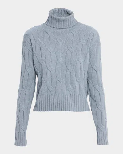 Tse Cashmere Cashmere Cable-knit Turtleneck In Multi