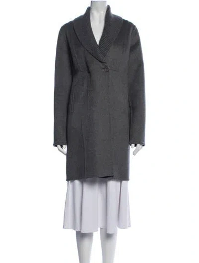 Pre-owned Tse Cashmere Cashmere Coat In Grey