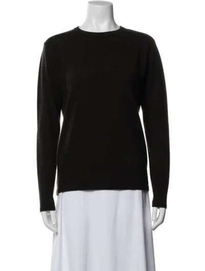 Pre-owned Tse Cashmere Cashmere Crew Neck Sweater In Black