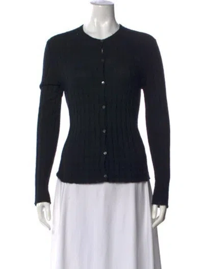 Pre-owned Tse Cashmere Cashmere Crew Neck Sweater In Black