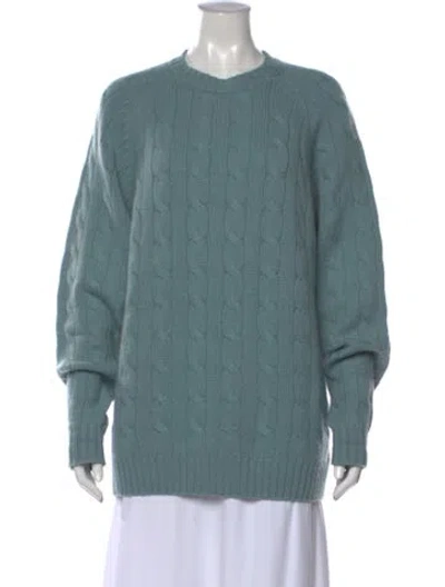 Pre-owned Tse Cashmere Cashmere Crew Neck Sweater In Blue