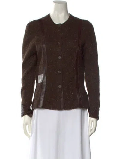 Pre-owned Tse Cashmere Cashmere Crew Neck Sweater In Brown