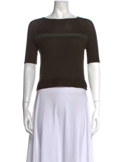 Pre-owned Tse Cashmere Cashmere Crew Neck Sweater In Brown