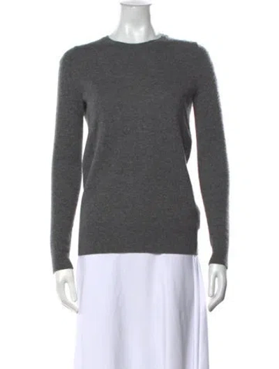 Pre-owned Tse Cashmere Cashmere Crew Neck Sweater In Grey