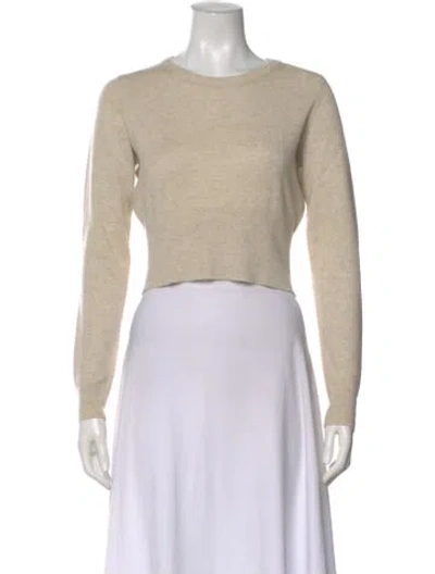 Pre-owned Tse Cashmere Cashmere Crew Neck Sweater In Neutral