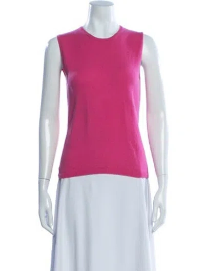 Pre-owned Tse Cashmere Cashmere Crew Neck Sweater In Pink