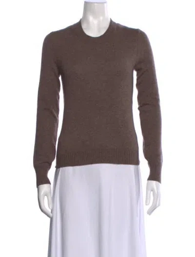 Pre-owned Tse Cashmere Cashmere Crew Neck Sweater W/ Tags In Brown